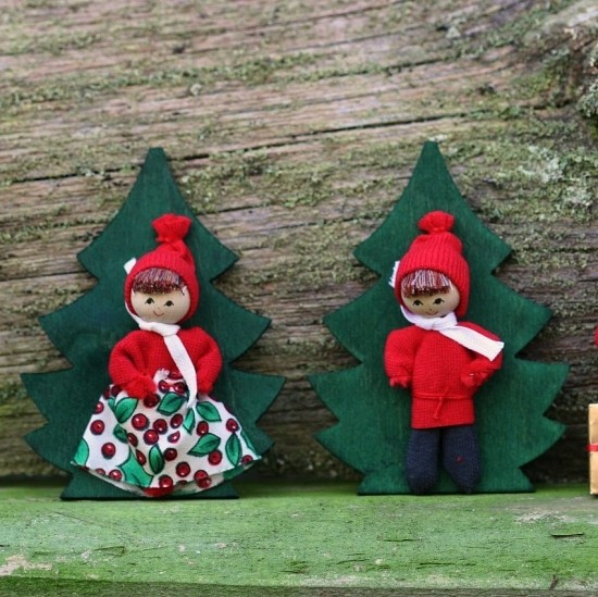 クリスマス気分を盛り上げるトムテ人形のマグネット | 北欧雑貨卸なら