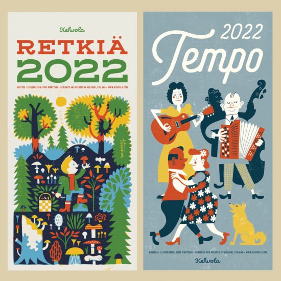 フィンランド好きさんにおすすめ フィンランドのアートがつまった22年版カレンダー 先取り入荷 北欧雑貨卸ならディット ダット 北欧 から直輸入の個性的な雑貨が豊富